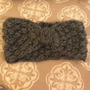 Grey Knitted Headband